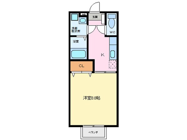 ＳＭＩＬＥ ＣＯＵＲＴ　Ⅱの物件間取画像